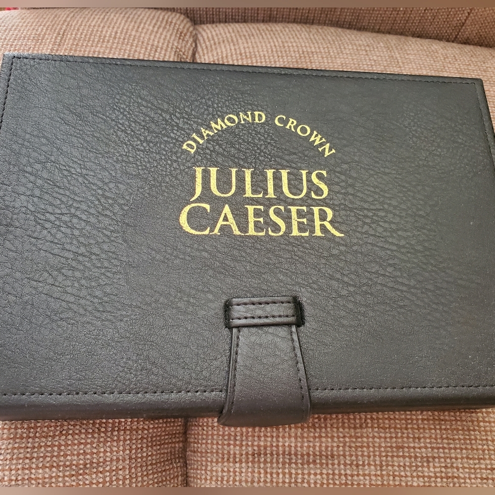 Diamond Crown Julius Caeser Cigar Box, Empty